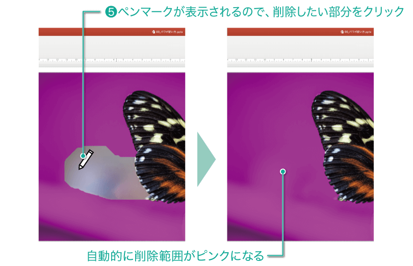 簡単パワーポイント 画像の背景を削除して合成画像を作る