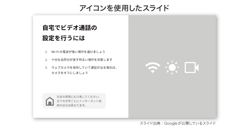 プレゼン資料は英語を使うとかっこいい